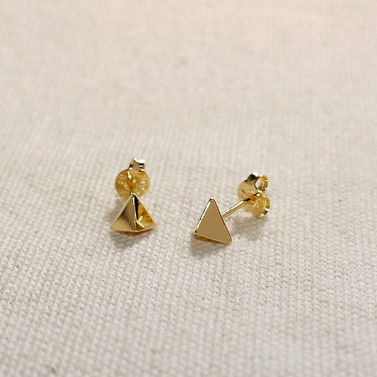 Mini Triangle Earrings