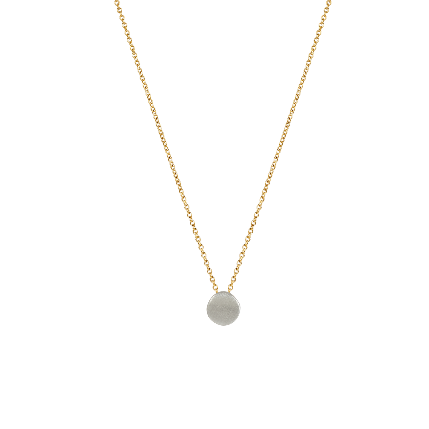 Tiny circle necklace