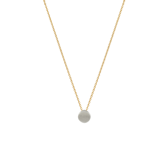 Tiny circle necklace