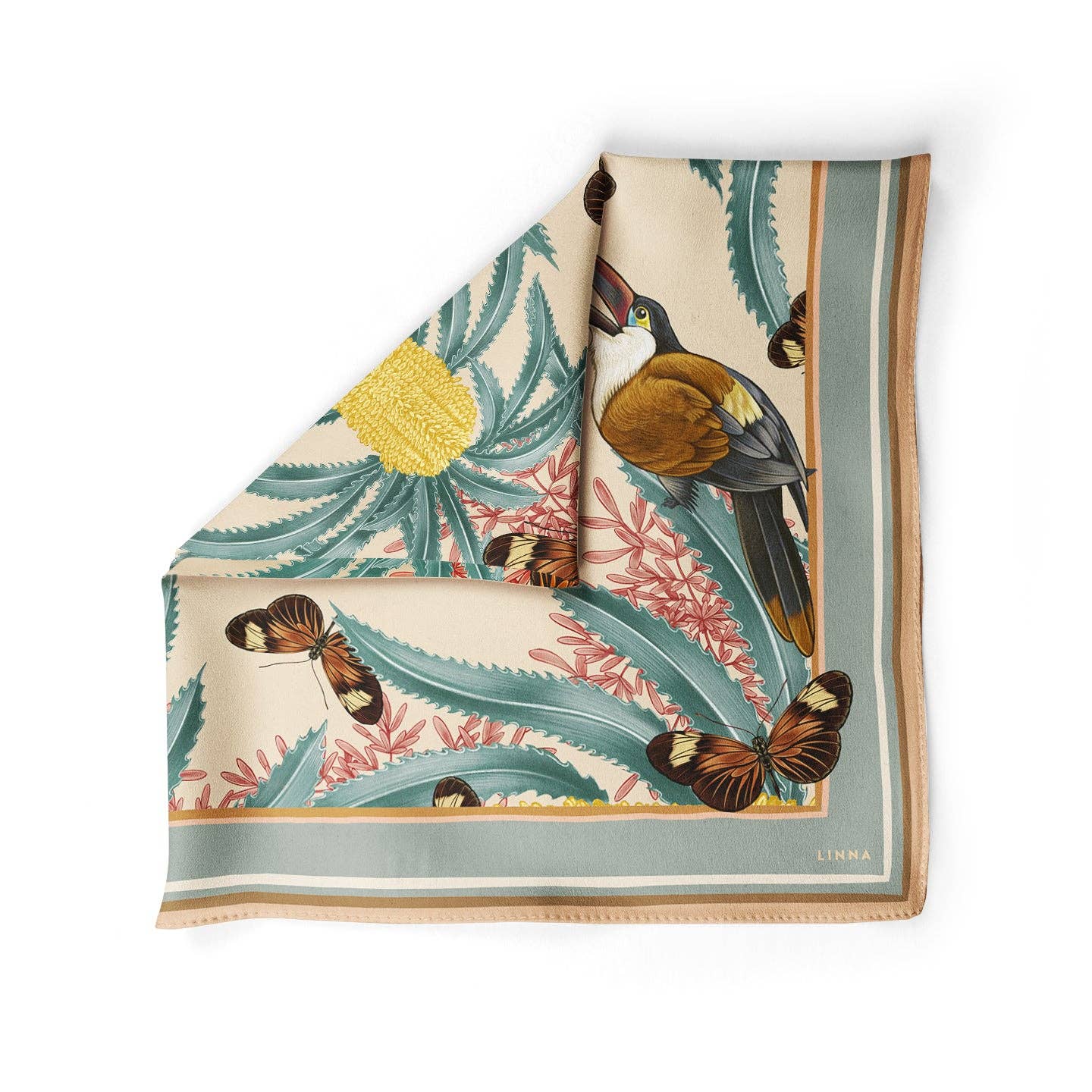 Banksia Sun Silk Cotton Scarf