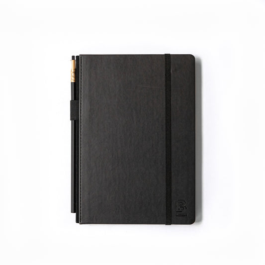 Medium Blackwing Notebook Black/Blank