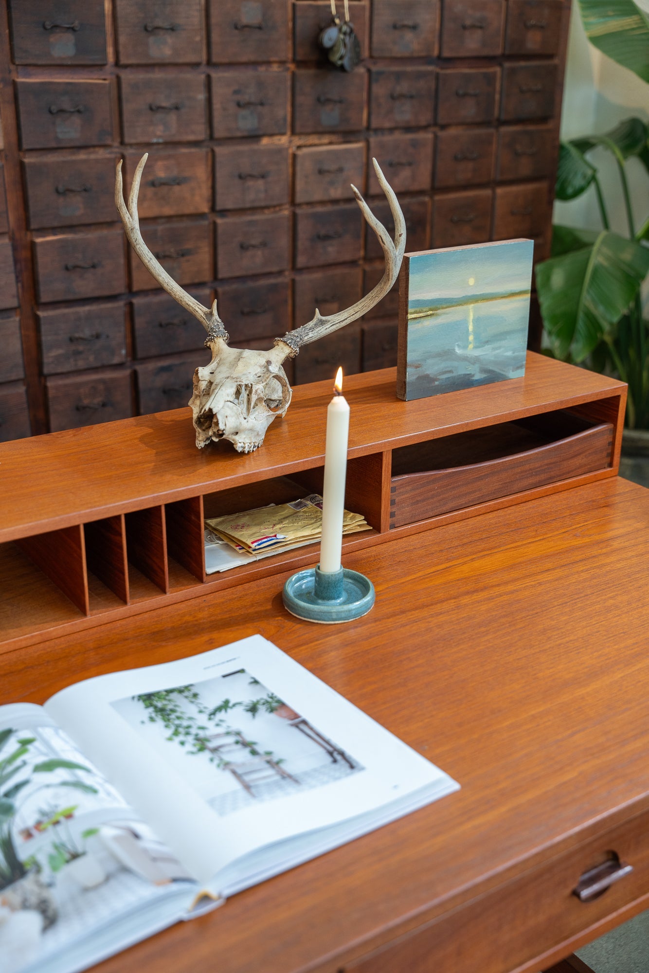 Danish Modern Teak Peter Lovig Nielsen Flip-Top Writing Desk