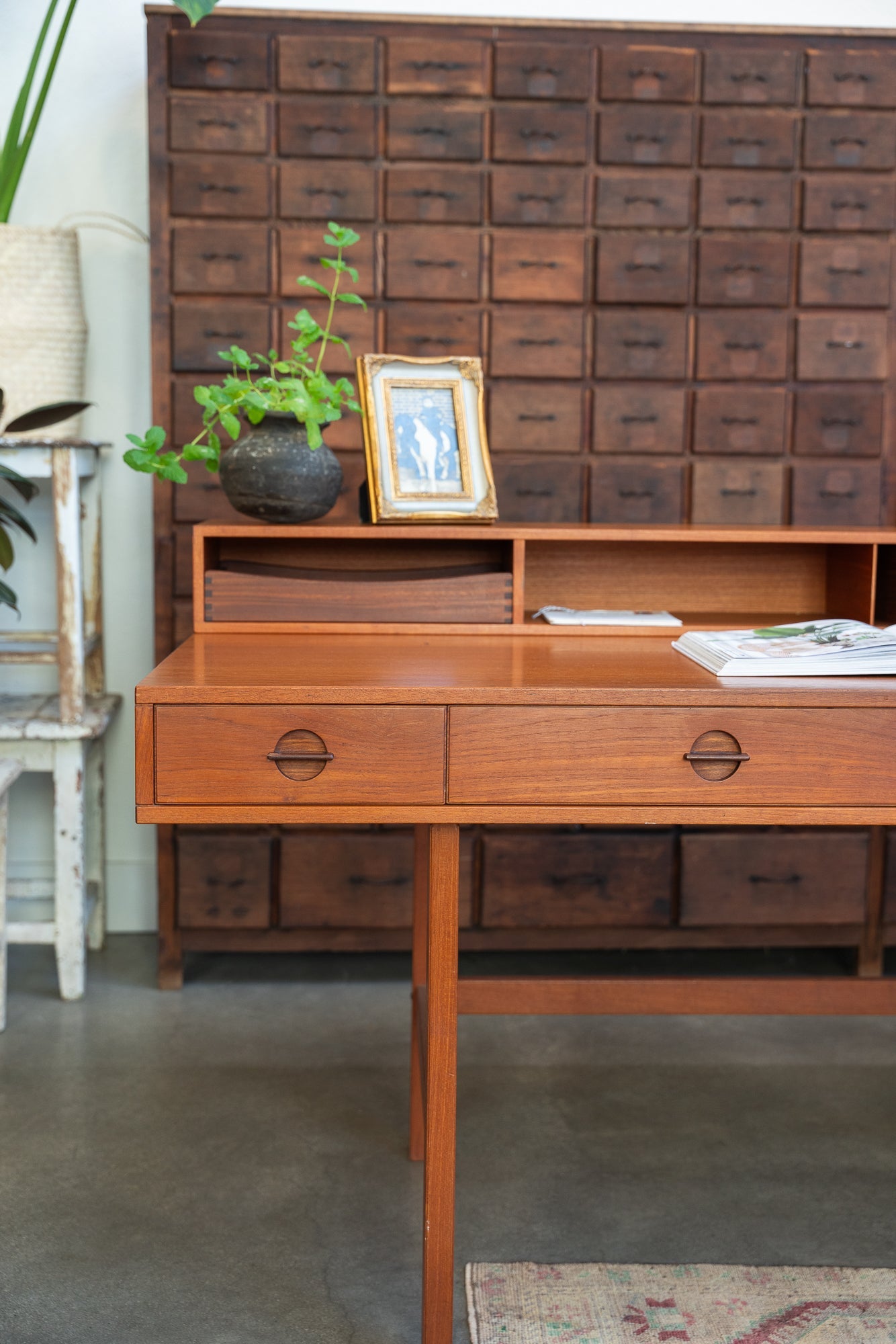 Danish Modern Teak Peter Lovig Nielsen Flip-Top Writing Desk