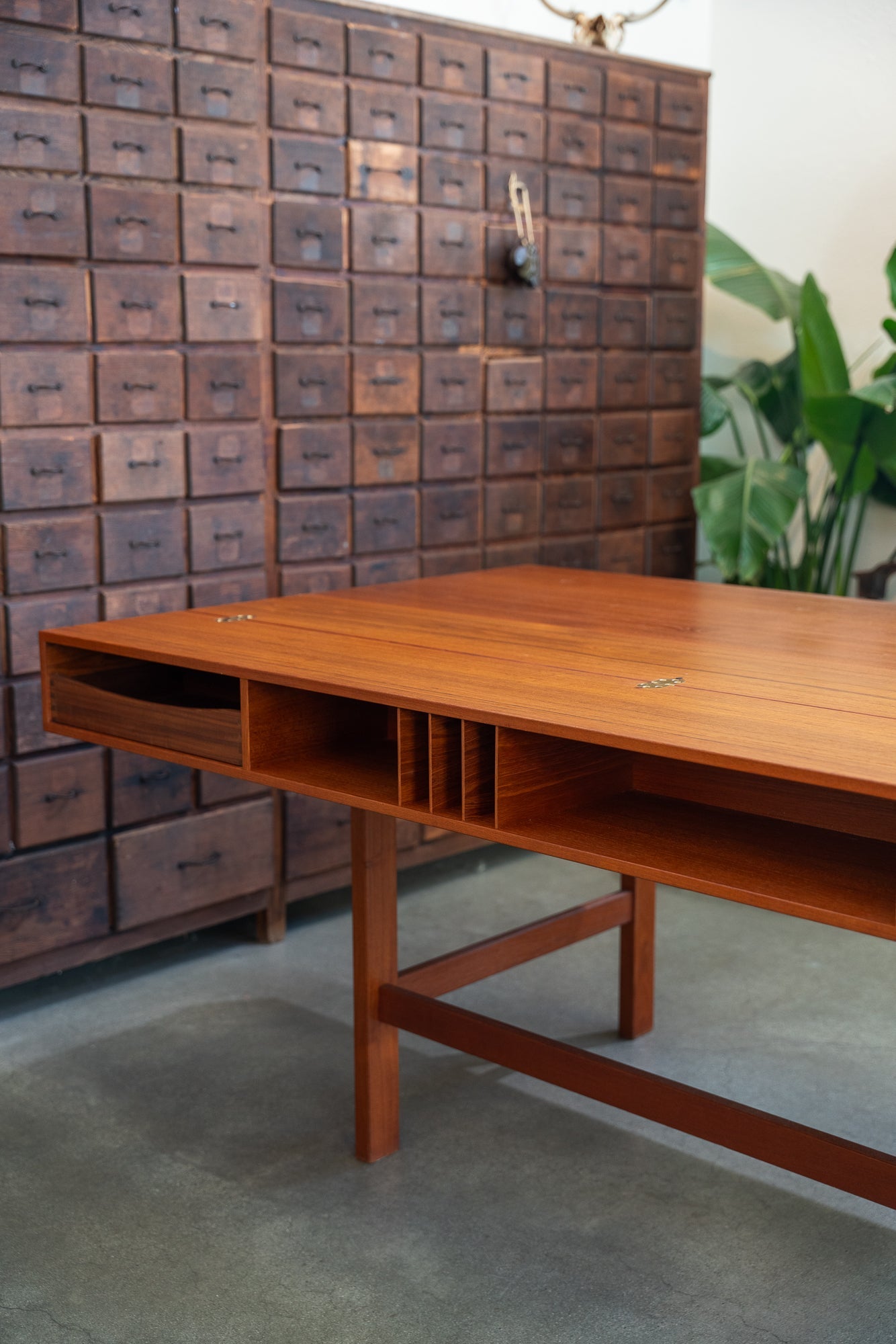 Danish Modern Teak Peter Lovig Nielsen Flip-Top Writing Desk