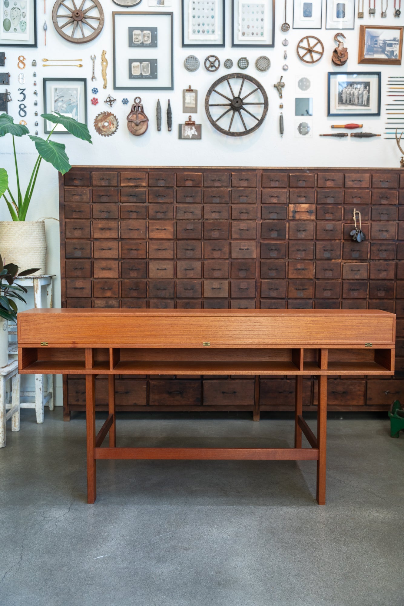 Danish Modern Teak Peter Lovig Nielsen Flip-Top Writing Desk