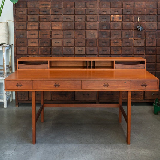 Danish Modern Teak Peter Lovig Nielsen Flip-Top Writing Desk