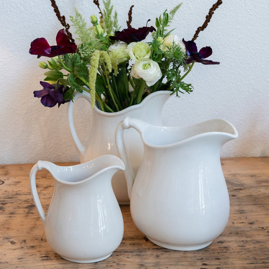 White Pitcher-Medium