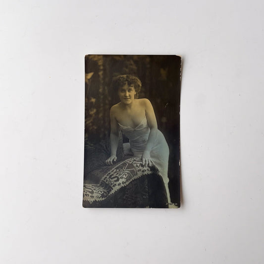 Jean Angelou Tinted Vintage Postcard