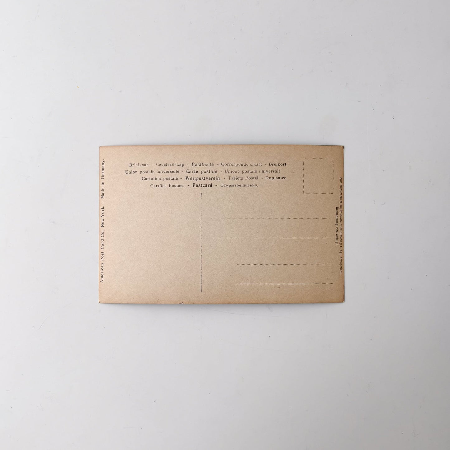 Mlle Hero Tinted Vintage Postcard - Toe Point