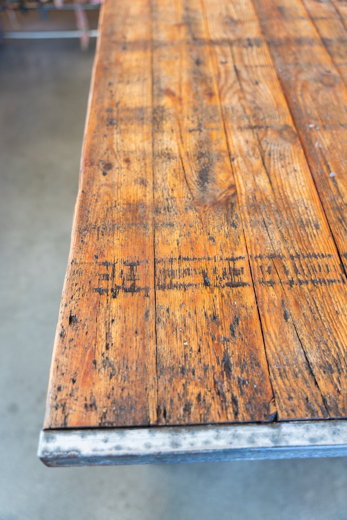 Repurposed Crate Kitchen Island