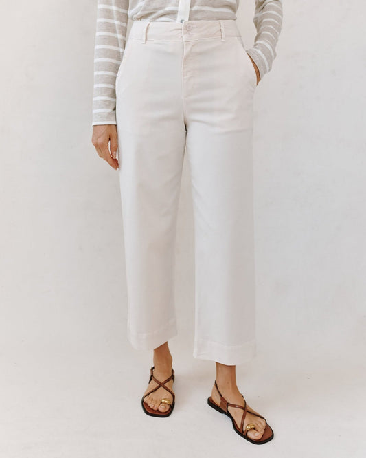 Saige Wide Leg - Lime Stone