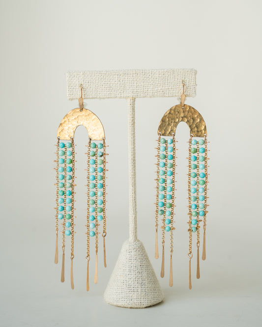 Turquoise Mesmer Earrings