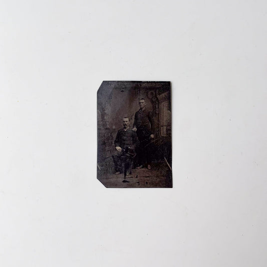 Tintype Portrait of Two Men